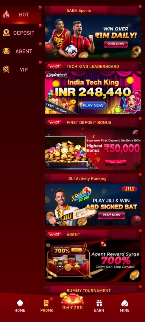 KE9 bonus and promotion section with gaming offers